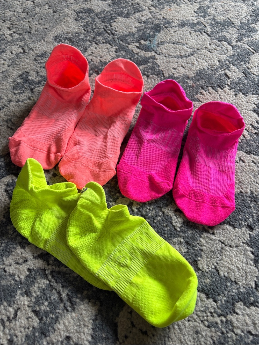 Lululemon Power Stride Tab Socks set of 3